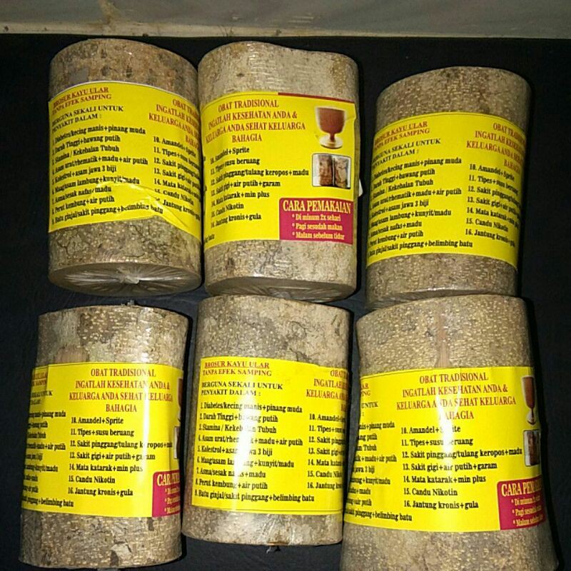 

KAYU ULAR HERBAL / KAYU SONGGA BIMA ASLI 100%