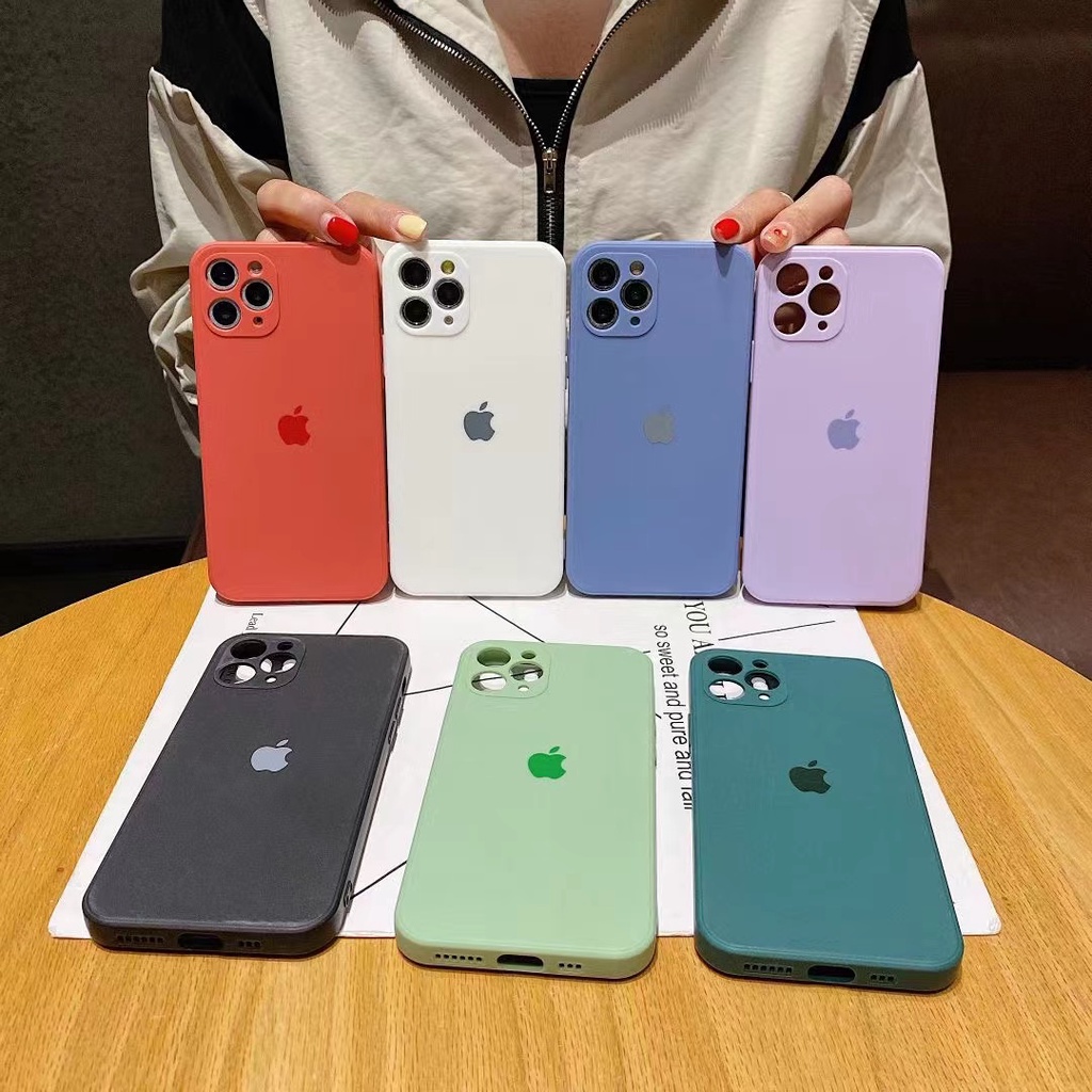 Soft Case Silikon Tahan Banting Untuk IPhone 13 12 11 Pro Max X XS XR 7 8 Plus SE 2020