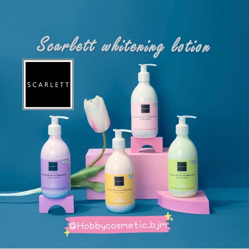 ORI BPOM Scarlett whitening body lotion series 300ml scarlet