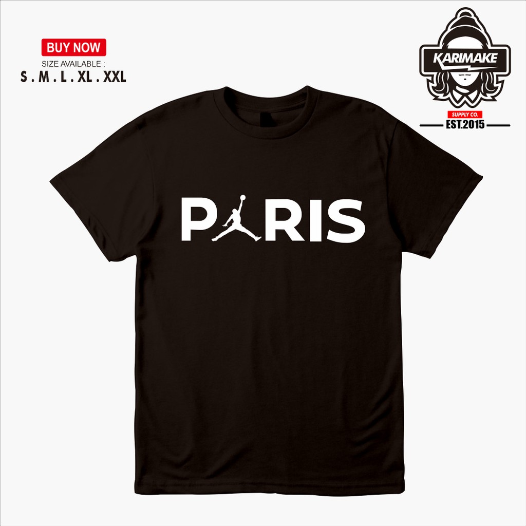 Kaos Baju Air Jordan Paris Edition Kaos Sport - juraganpoloshirt