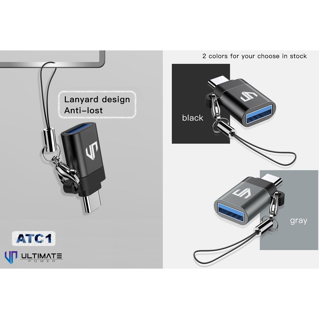 Type-C Connector OTG Ultimate Power USB to Type-C Connector Adapter ATC1