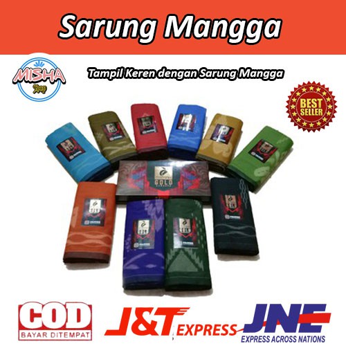 Mangga Sarung Mangga Motif Gold Kembang