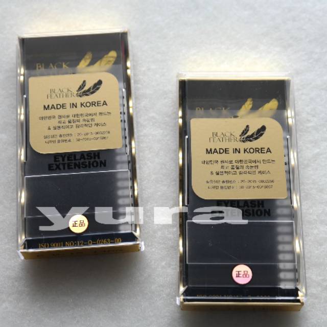 Black Feather Lash Mix C0.15/ CC. 15/C0.20/CC.20 Eyelash Extension Bulu Mata Palsu