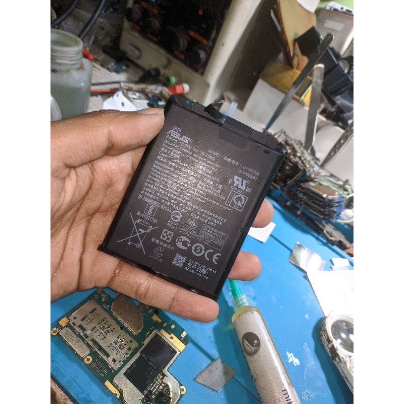 batre Asus max pro M1 & max pro M2 original copotan