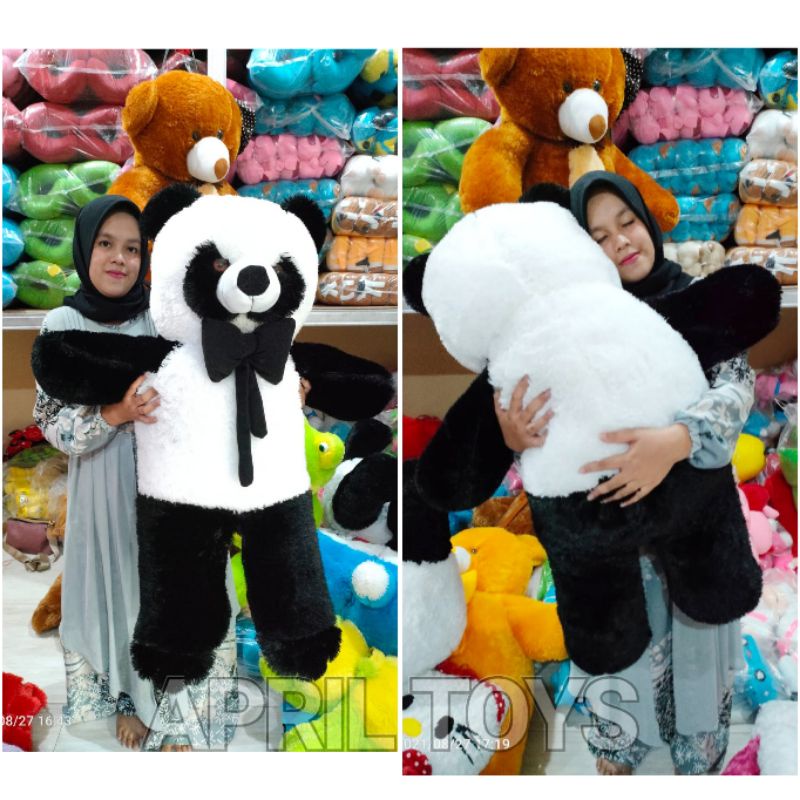 BONEKA PANDA PITA BESAT 1 METER / BONEKA JUMBO / BONEKA PANDA JUMBO / BONEKA PANDA