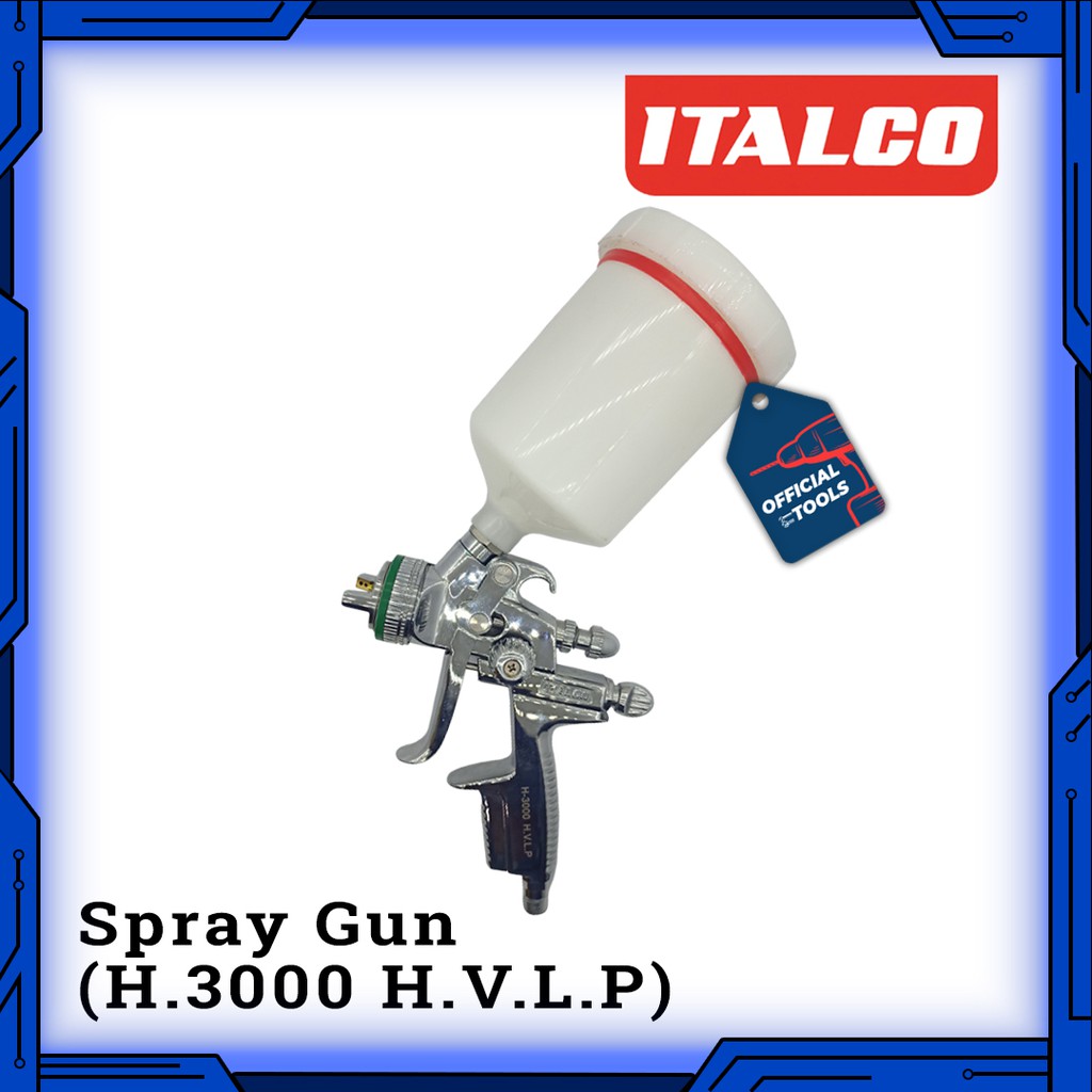 Spray Gun Italco H-3000 H.V.L.P. Spray Gun Tabung Atas Italco H-3000