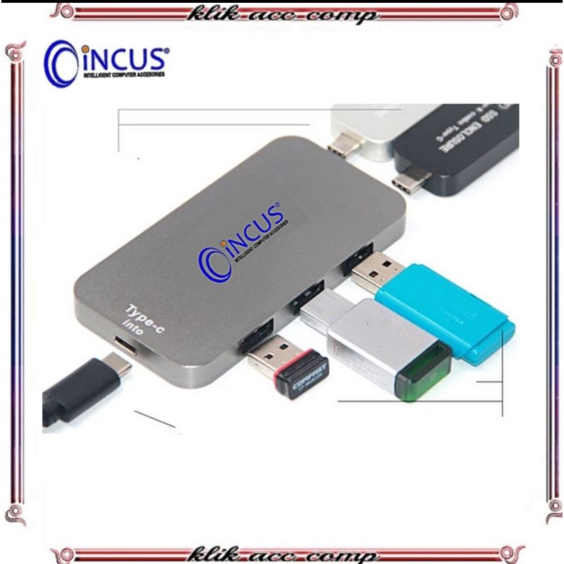 USB HUB 3.0 Type C INCUS USB 3.0