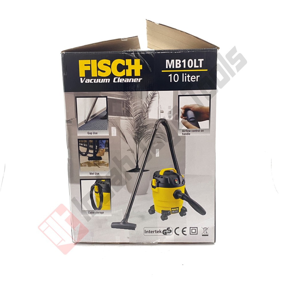 FISCH MB 10 LT Vacuum Cleaner Wet &amp; Dry 600 Watt - Mesin Sedot Debu