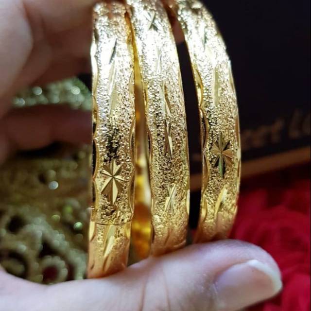 Xuping gelang lapis emas 24k 0576j