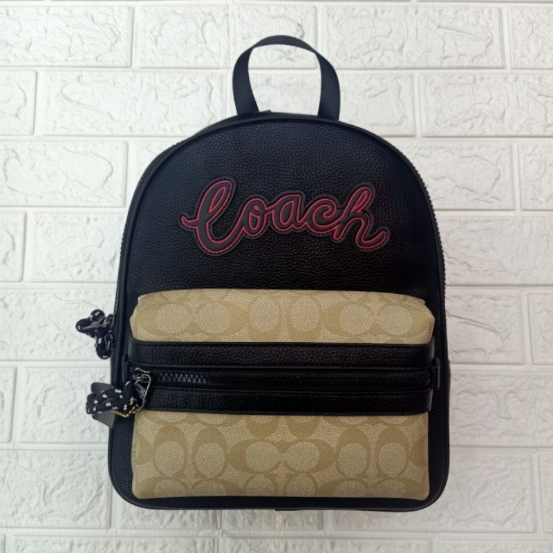 Tas Ransel Coach Vale With Signature Canvas