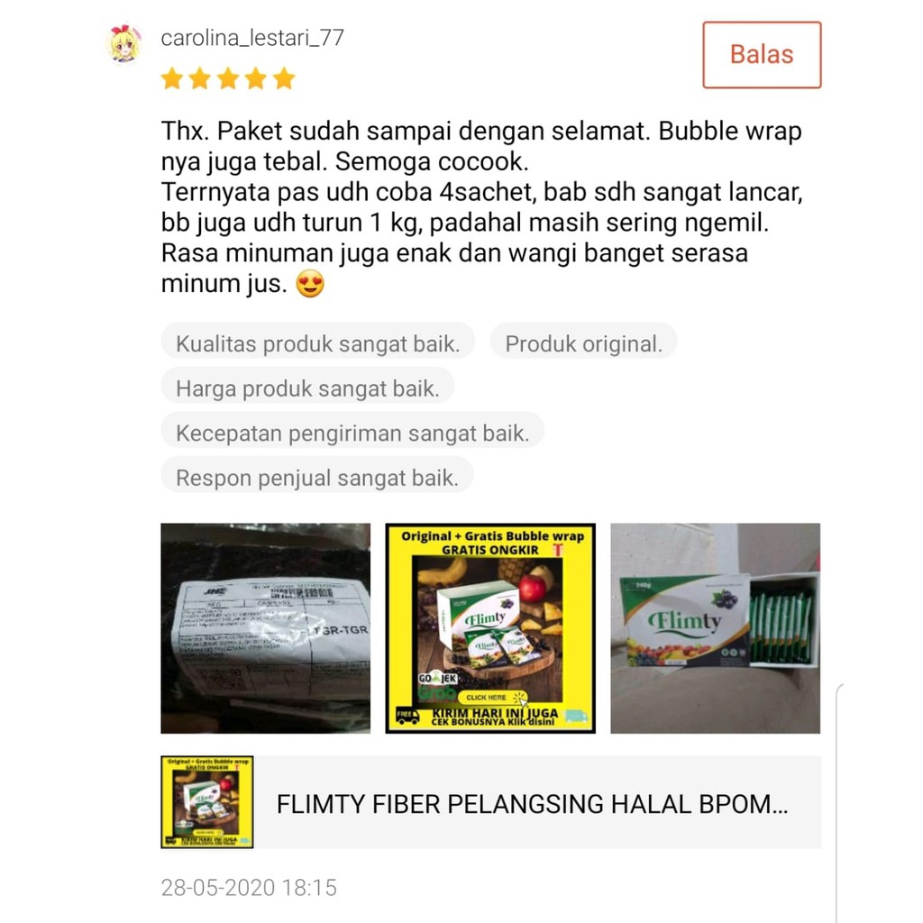 Flimty Fiber Pelangsing Perut Buncit Badan Cepat Dan Ampuh Pria Wanita Penurun Berat Badan Halal BPOM DIET DETOX HERBAL 1 BOX 16 SACHET PAKET PROMO GOLD MINUMAN ORIGINAL ORI 100% ASLI COD Pelakor FLIMITY SLIMTY FLIMINTY FLEMTY FLITY FLYMTI FLYMTY FLIMTI