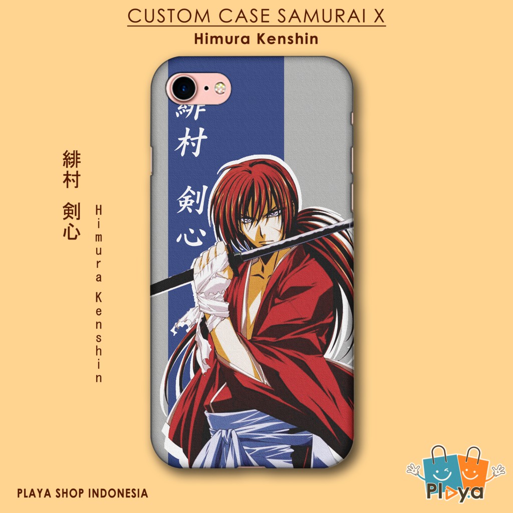 HARDCASE CUSTOM ANIMASI ANIME RUROUNI KENSHIN SAMURAI X HITOKIRI BATTOUSAI Shopee Indonesia