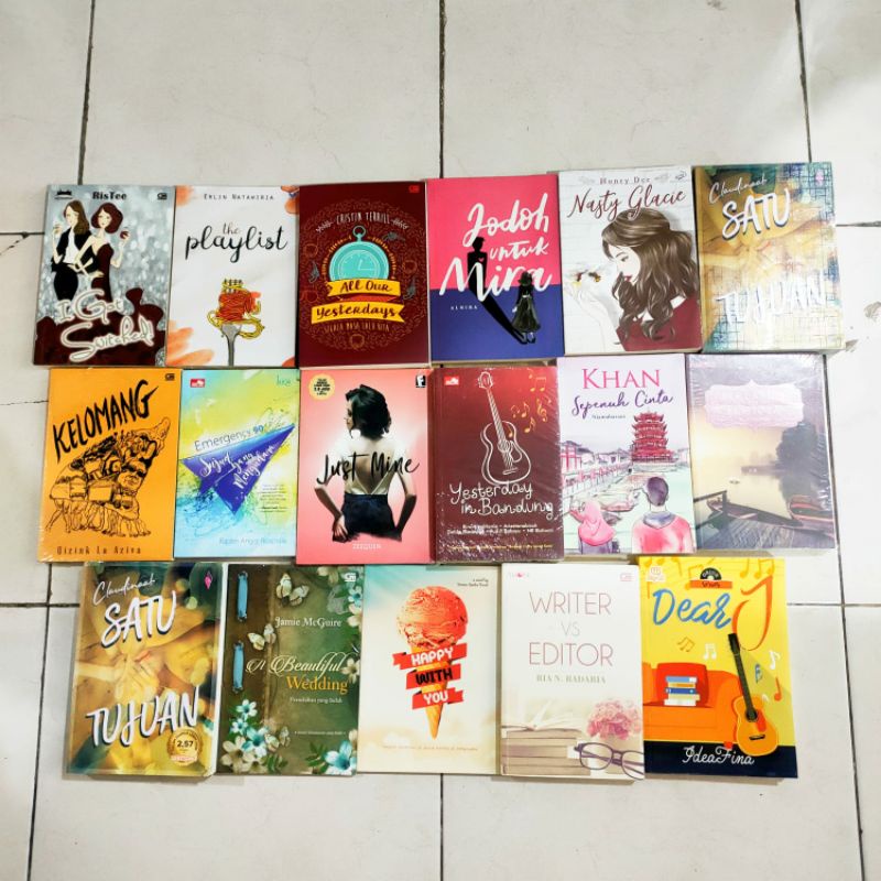OBRAL BUKU NOVEL / BUKU FIKSI / Novel Remaja #7A/B/H-4