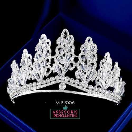 [STOCK TERBATAS] AKSESORIS WEDDING MAHKOTA PENGANTIN HEADPIECE HAIRBAND MPP006