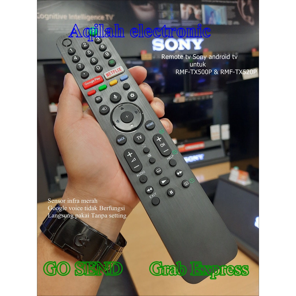 Remote tv sony android tv untuk RMF-TX500P & RMF-TX520P
