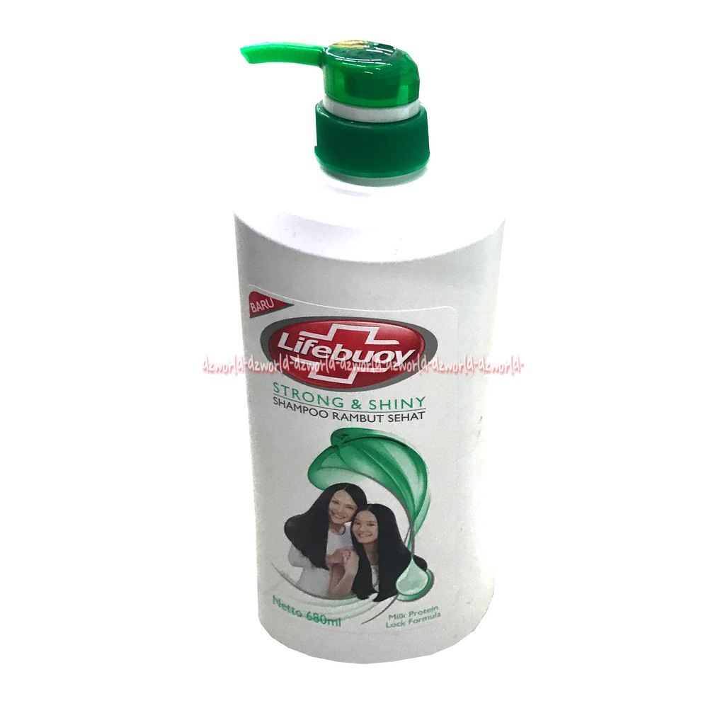 Lifebuoy Strong &amp; Shiny Shampoo Membuat Rambut Sehat &amp; Kuat Shampo 680mL