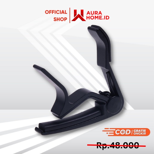 Capo Gitar Ukulele Aluminium Clam Note Riser / Capo Kapo Penjepit Gitar Guitar Akustik Cingpet Senar