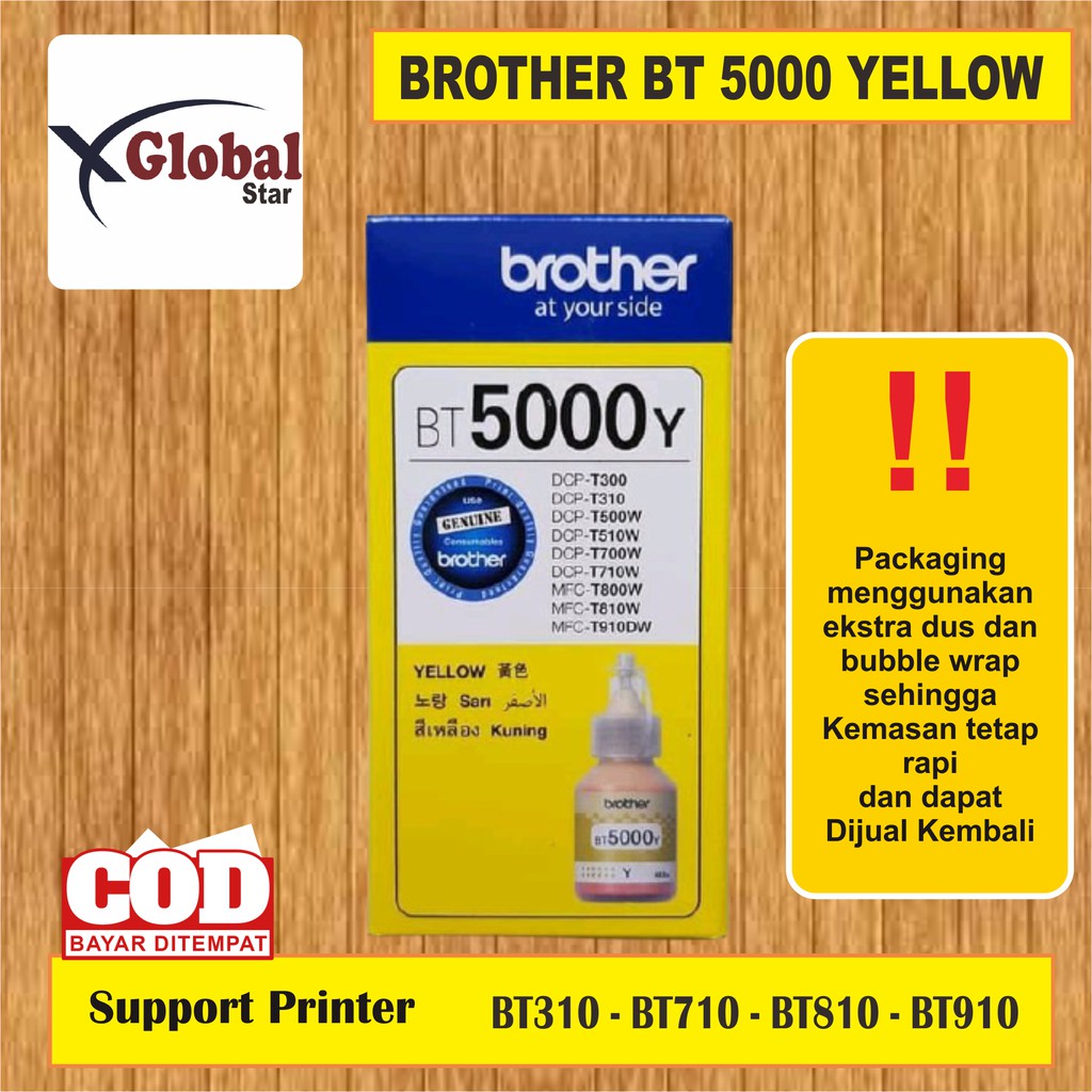 Tinta Brother BT d60bk BT5000 PREMIUM(COMPATIBLE) FOR DCP - T310 , DCP -T510W , DCP-T710W , DCP-T810W