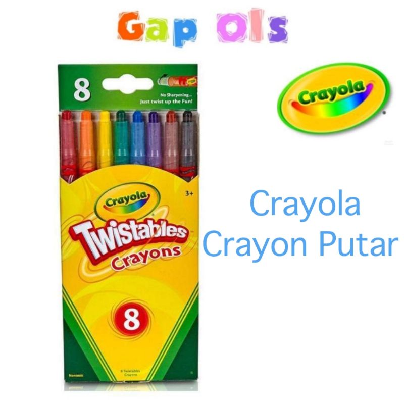 

Crayola Twistable Crayon 8 pcs Crayola 8 Colors Twistable Crayon