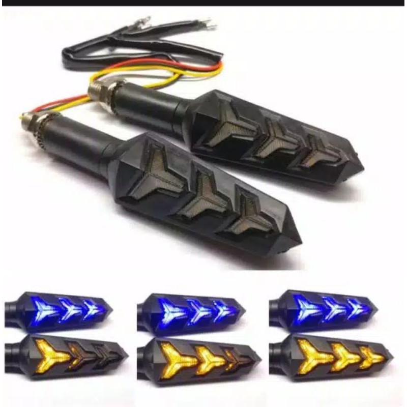 Lampu sen running pesawat Variasi vixion cb cbr aerox xride mx king