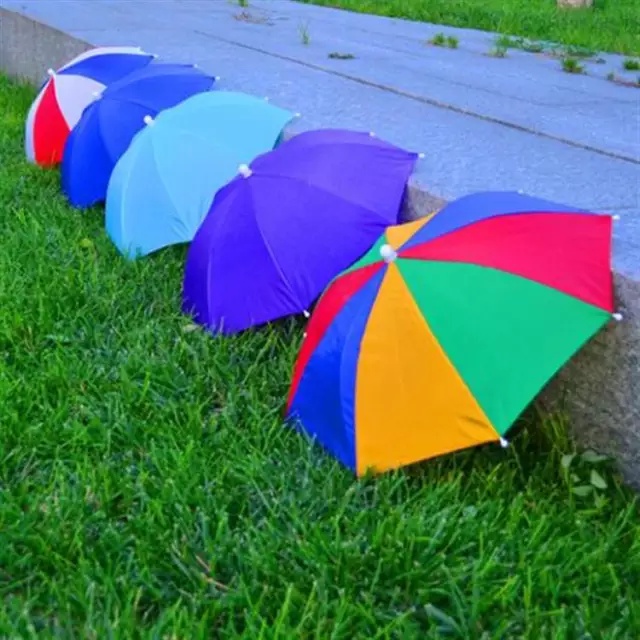 Payung Topi - Topi Payung Mancing Hiking Camping Gunung - Payung Kepala Hat Umbrella Besar 60 cm