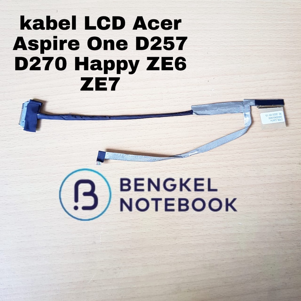 Kabel LCD Kabel Fleksibel Flexible Laptop Acer Aspire One D257 D270 Happy ZE6 ZE7