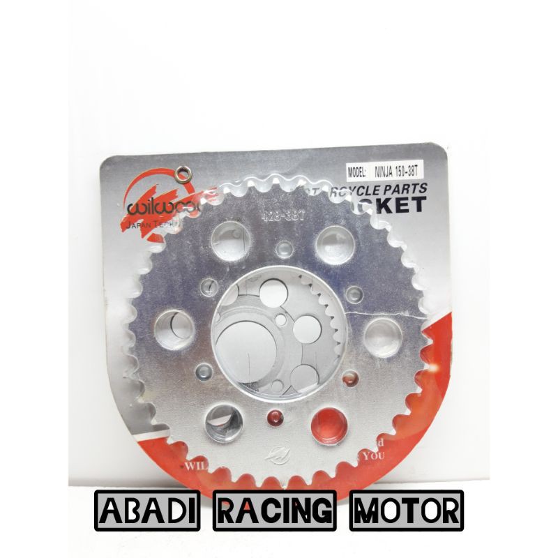 Gear Ger Gir Belakang Ninja 150 R - Ninja 150 RR 428T 33 36 38 40 Wilwood Good Quality