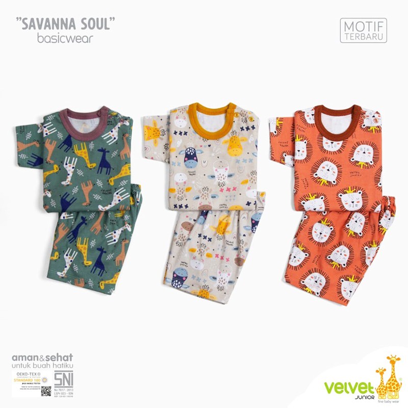 [TERBARU] Velvet Junior Oblong Pendek Setelan Baju Tidur Anak Stelan Piyama Newborn S M L XL XXL