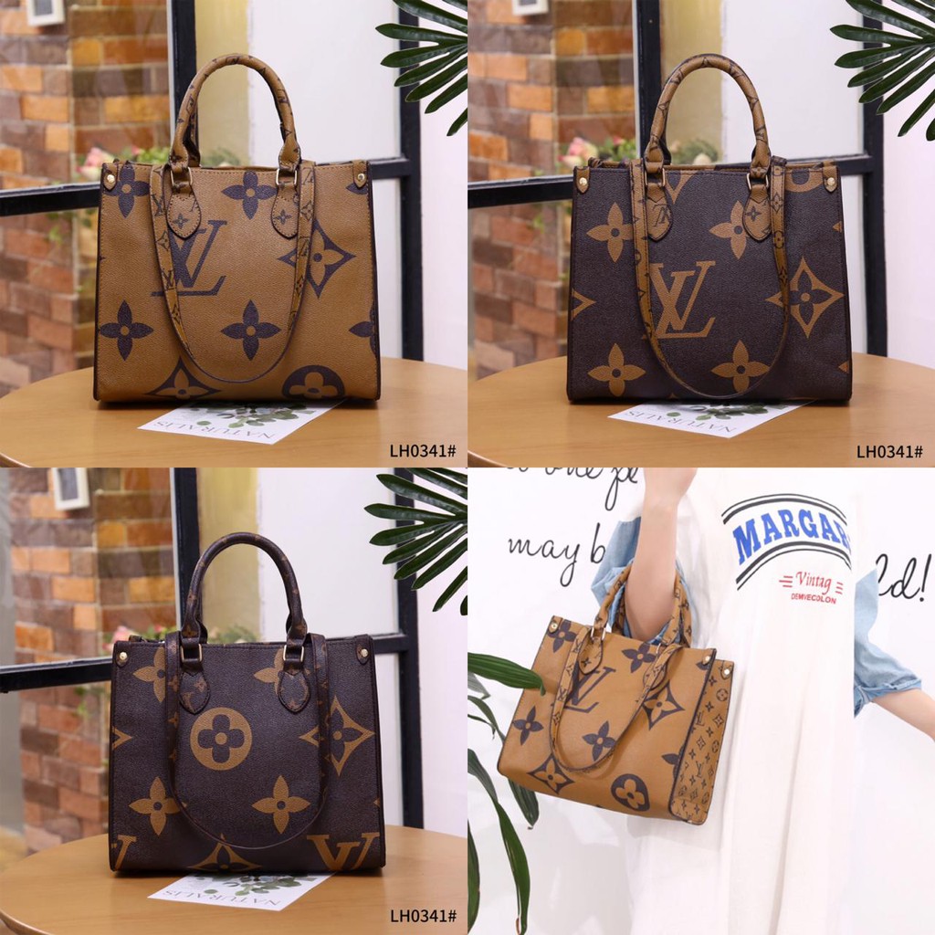 Tas Louis Vuitton Onthego Monogram LH0341  RFV 96  batam impor original fashion branded reseller sal