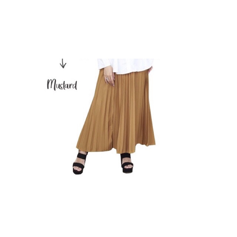 Rok Plisket Polos / Prisket Panjang / Rok wanita / Flare Skirt / Maxi Skit