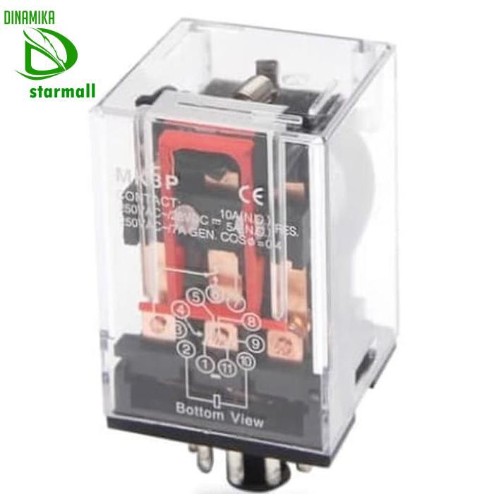 Relay Mk3P 12V Mk3P-I Mk3P-1 12 Volt Pcmelebik54 Murah