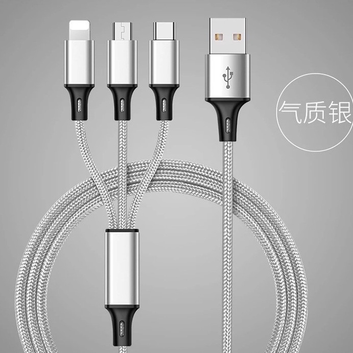 Kabel Data Fast Charging Micro - C to C - Android - Apple - Kabel Data 1 to 3 - Perpanjang Kabel Data