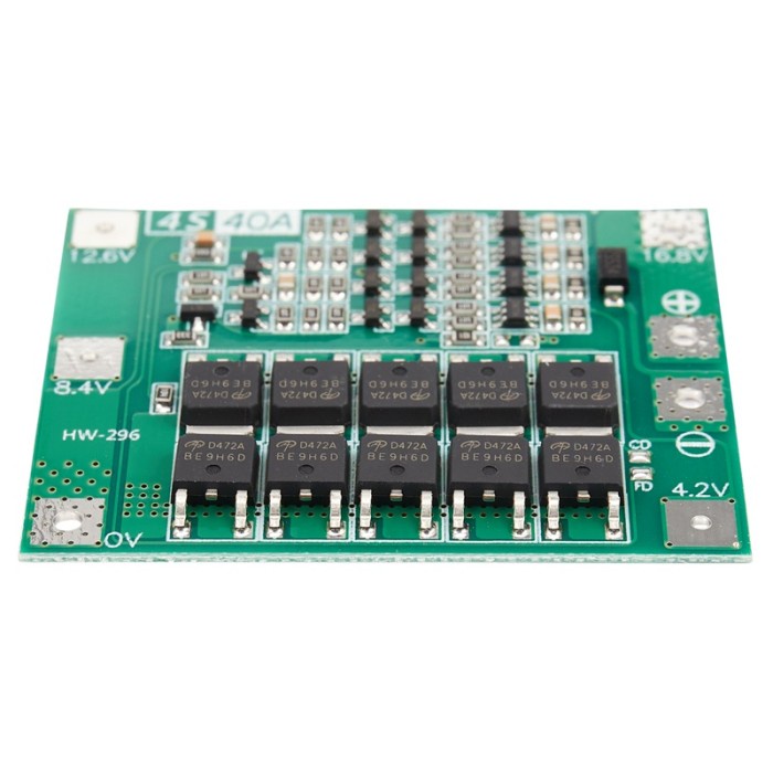 BMS 4S 40A BALANCE baterai 18650 Protection Board