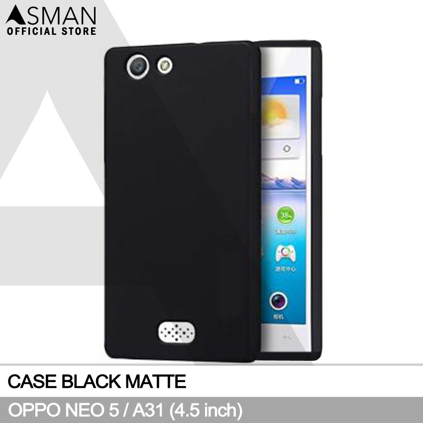 Ultraslim OPPO Neo 5 / A31 (4.5&quot;) | Soft Case Black Matte - Hitam