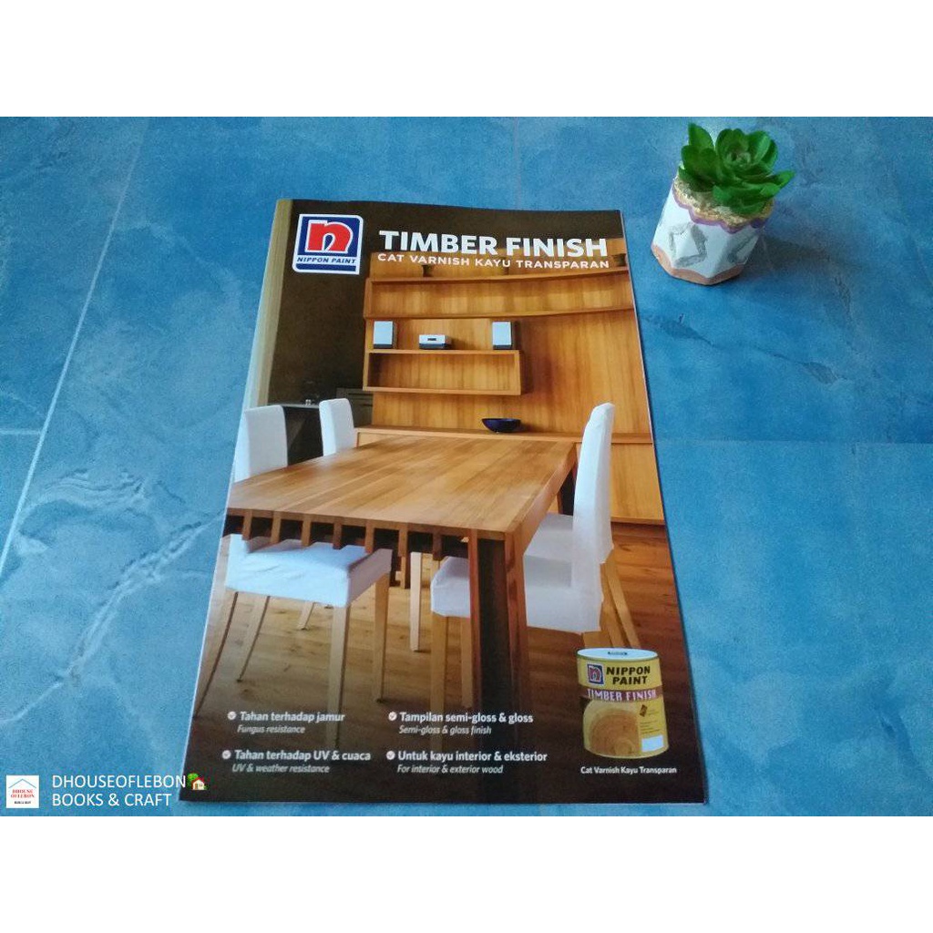 Katalog Warna NIPPON PAINT TIMBER FINISH - Cat Varnish Kayu Transparan