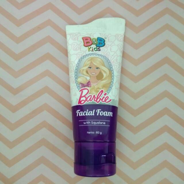 BnB kids barbie facial foam