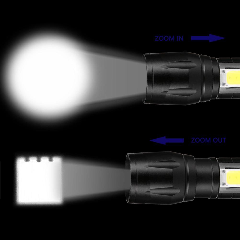 Senter POLICE USB Charge Mini LED ZOOM Flashlight (Senter Polisi) Tahan Air &amp; Terang