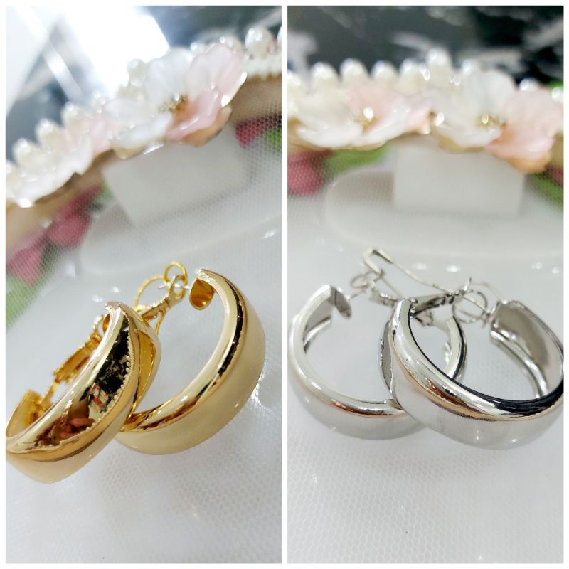 A67 anting hijab bulat tebal_anting jilbab_anting hijab