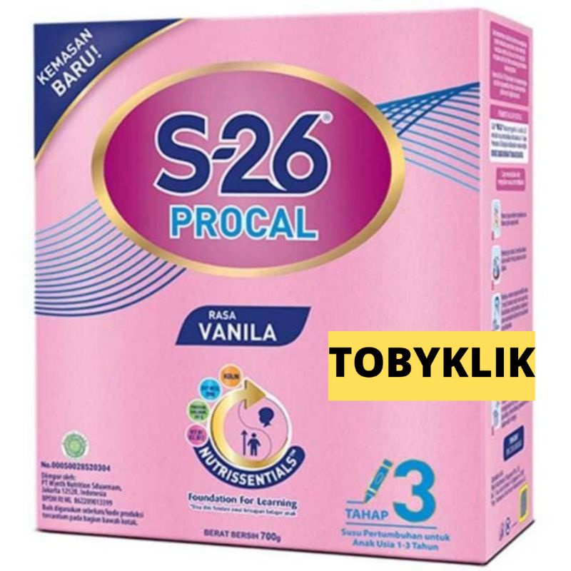 

S-26 PROCAL BOX tahap 3 usia 1-3Th 700gr