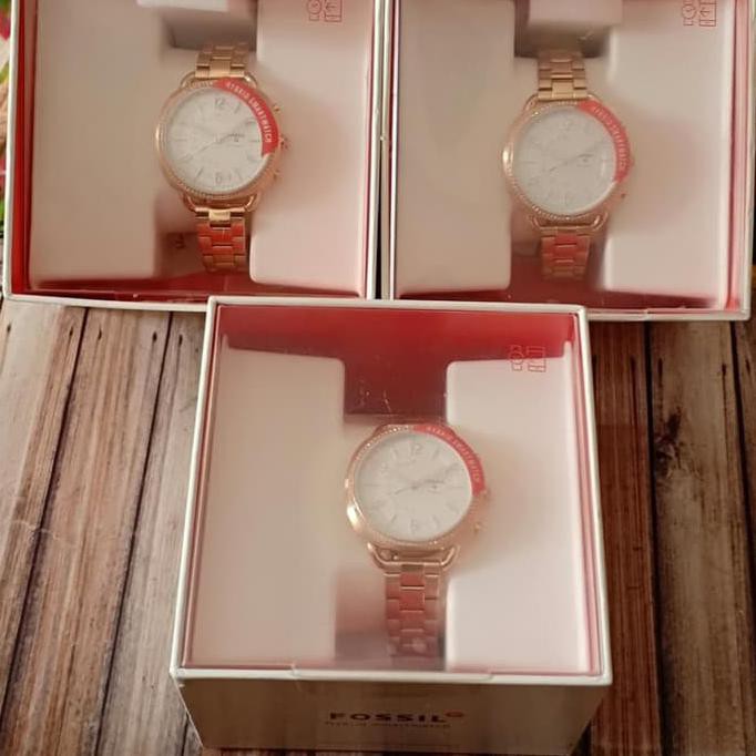 BARANG BERKUALITAS JAM DIGITAL WANITA MURAH】 FOSSIL QHYBRYD RG KORTING