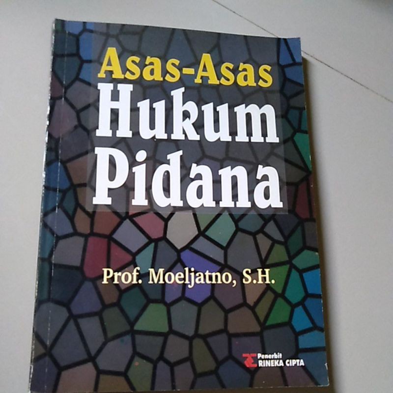 

buku asas asas hukum pidana