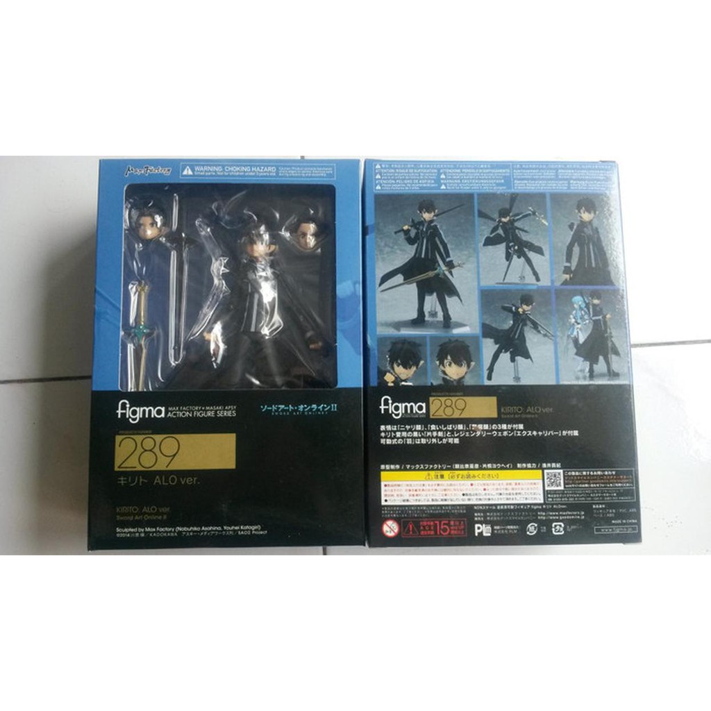 [mainan-hobi] Action Figure PVC Figma No.289 Kirito Alfheim Online Alo Version