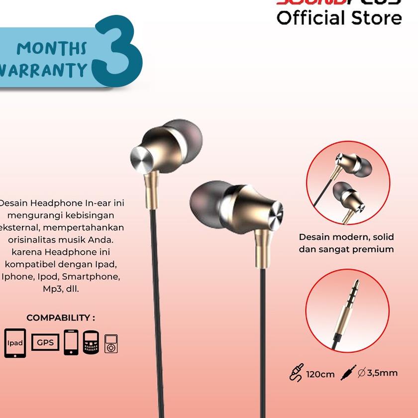 SALE Soundplus - Coolpad X Soundplus  / In-ear Earphone / Deep Bass