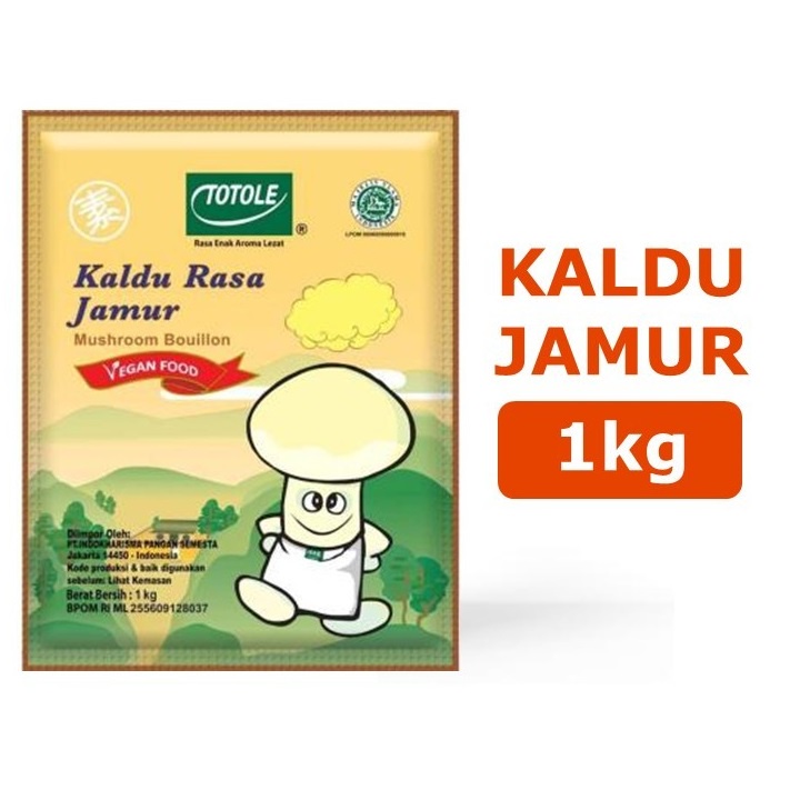 

Totole Kaldu Rasa Jamur 1 kg / Mushroom Bouillon Totole Vegan Food / Totole Jamur
