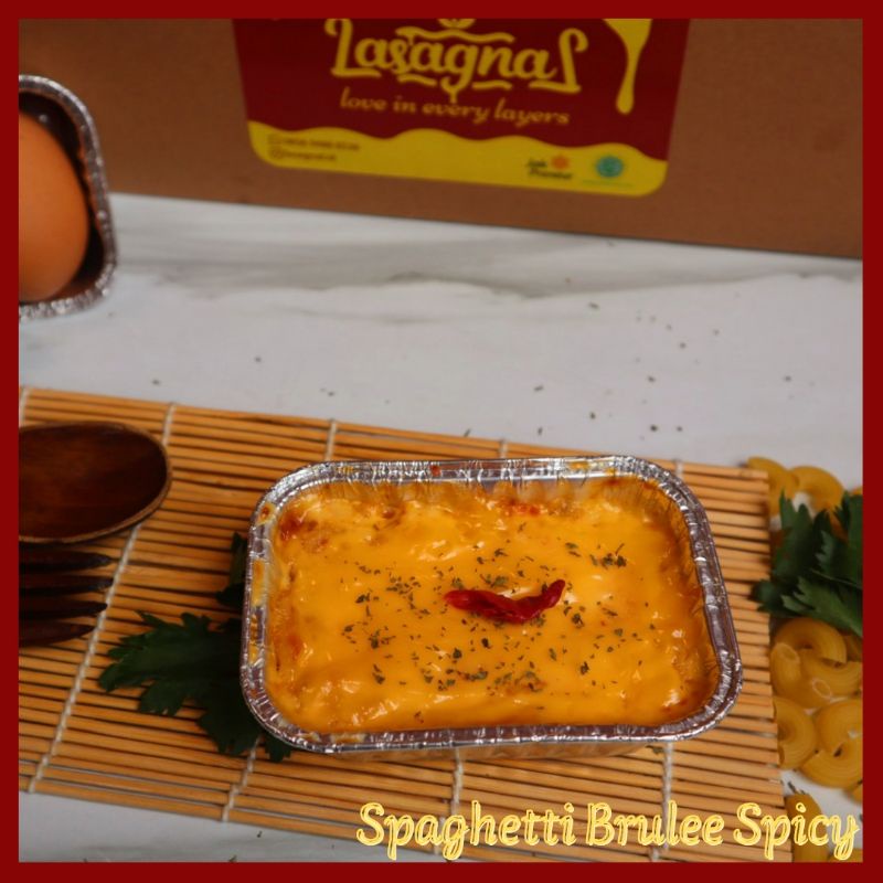 

LasagnaL SPAGHETTI BRULEE SPICY ukuran Personal