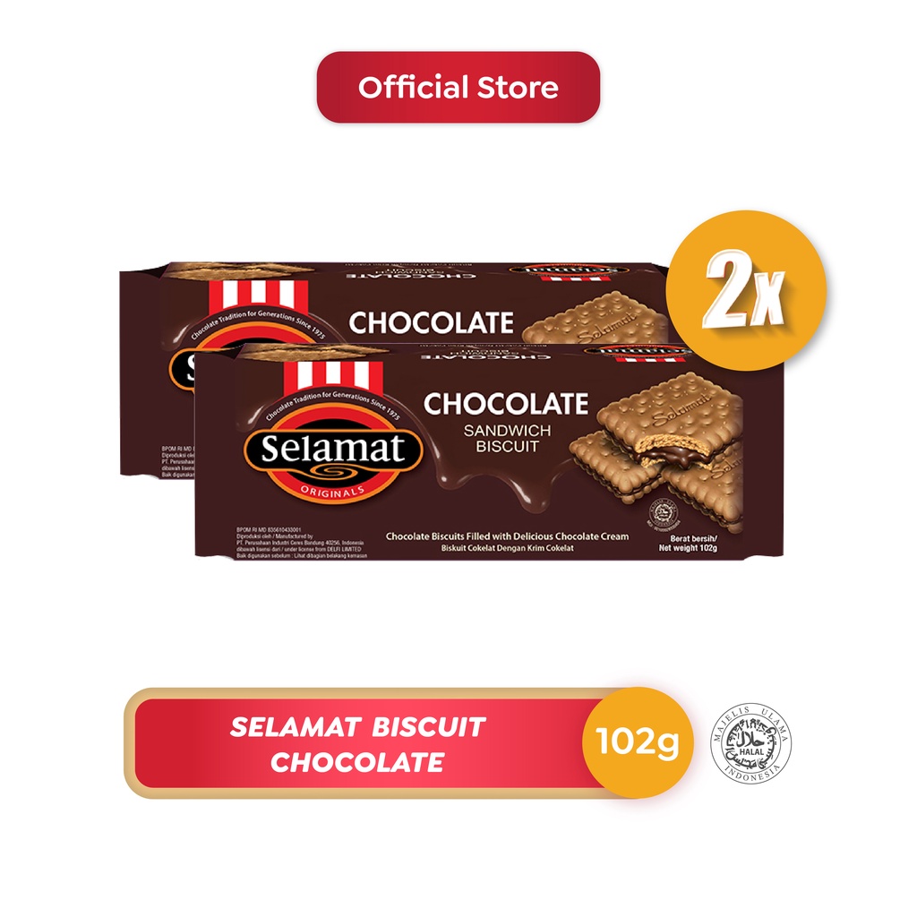 

Selamat Biscuit Chocolate 2 x 100 gr