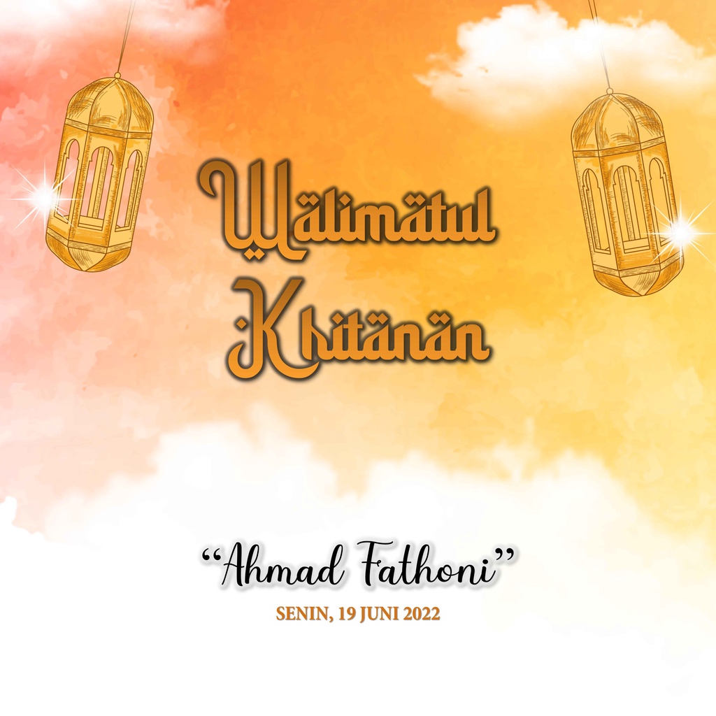 Video Undangan Khitanan  / Walimatul Khitan / Walimatul Khitanan / Invitation Center Kode Q8