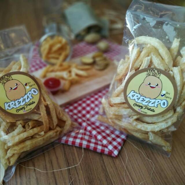 

Krezzpo kripik kentang snack crispy potato brown sugar