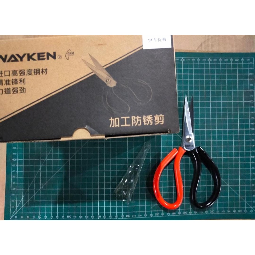 Gunting Potong Bahan Kain / Tailor Scissor / Gunting Kodok Wayken 1#