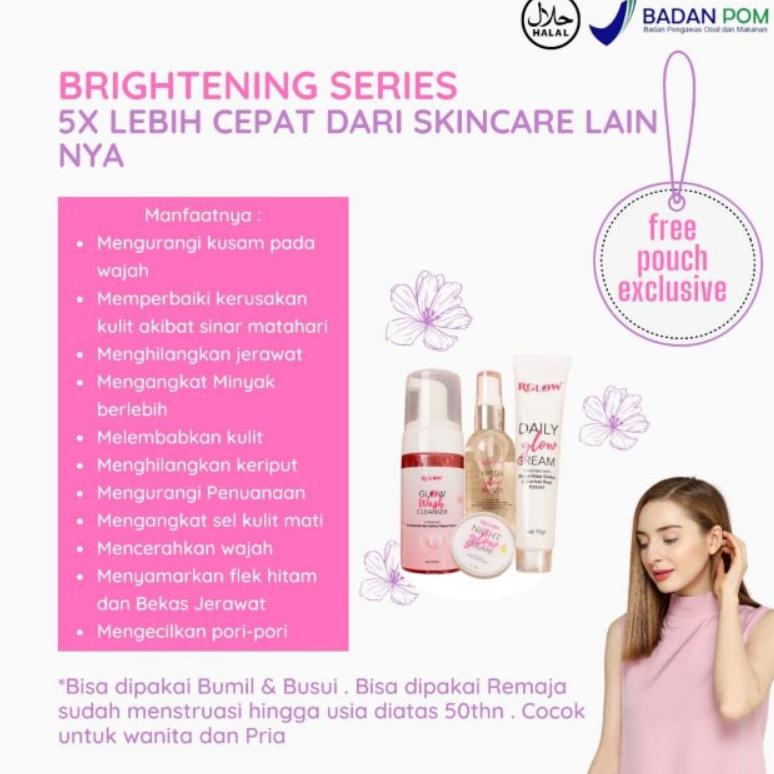 ♟ SKINCARE RGLOW BEAUTY BRIGHTENING SERIES ☀